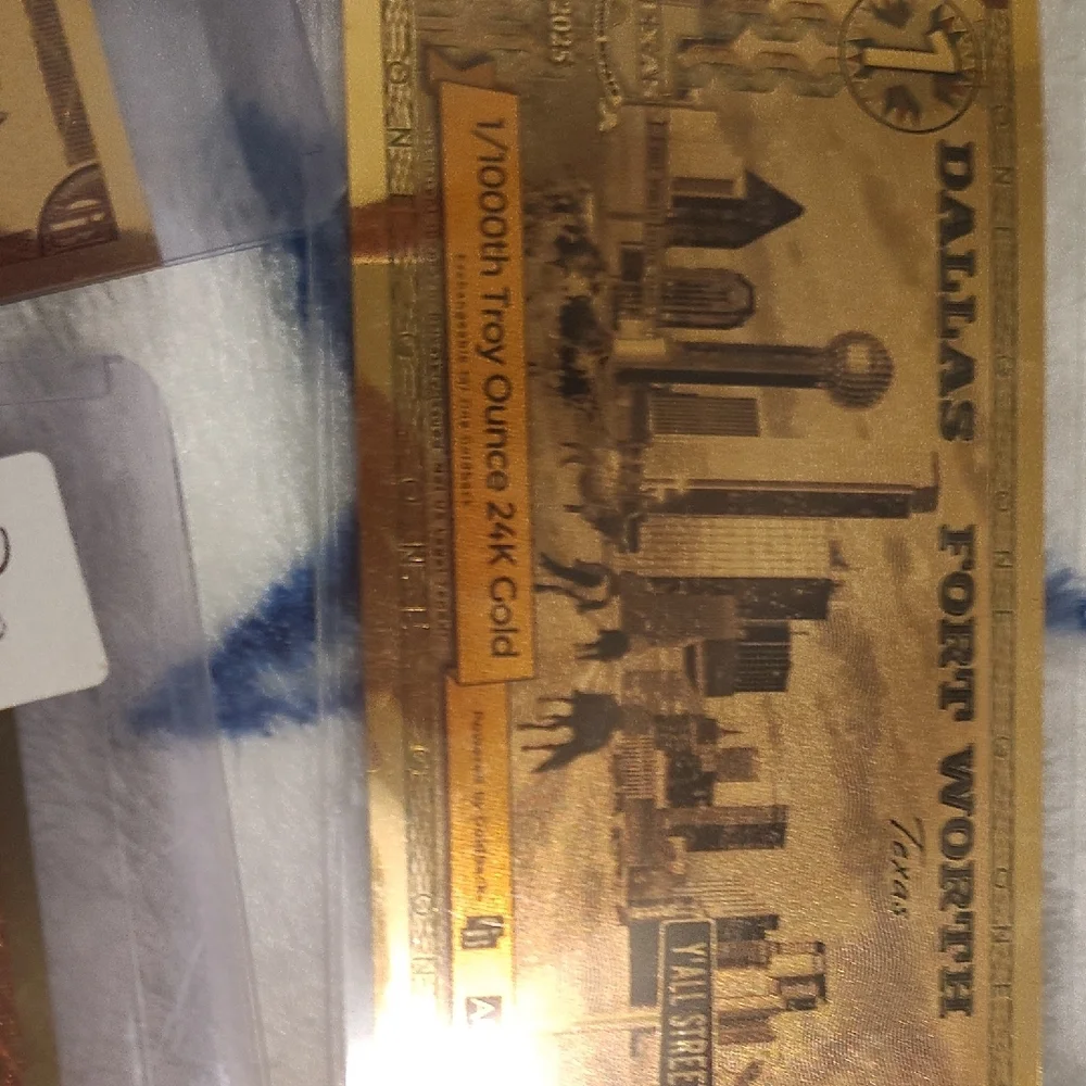 Goldback Collectible Note Set - Metallic Gold Design - Picture 10 of 12